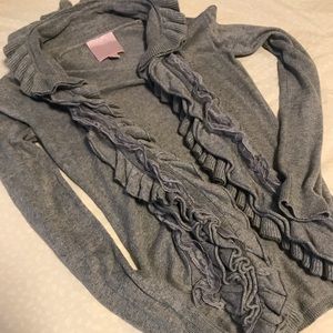 Romeo & Juliet Grey Cardigan with lace